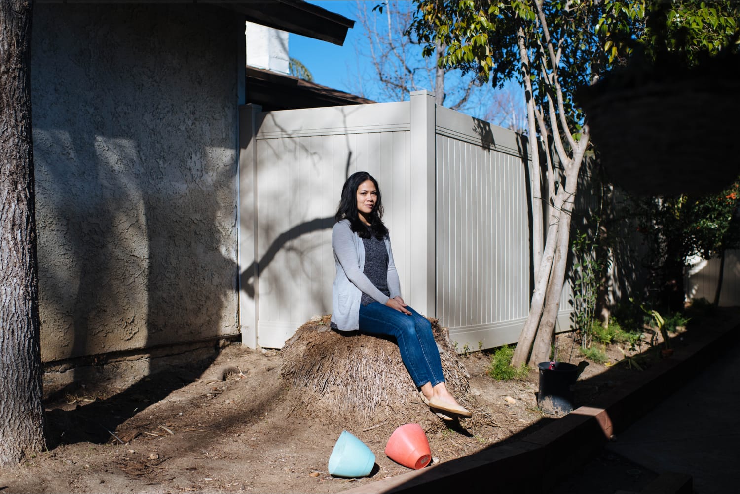 Nina portrait outside