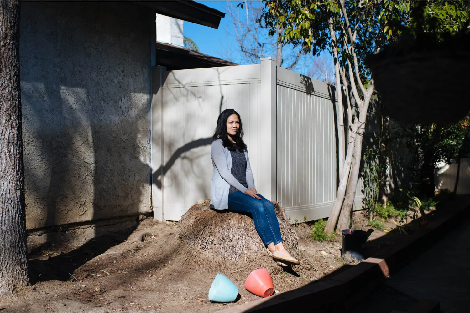 Nina portrait outside