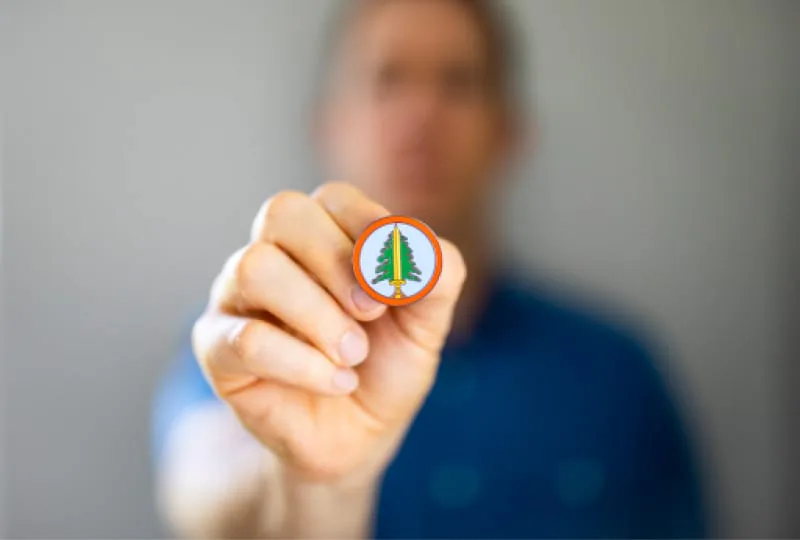 Tree pin