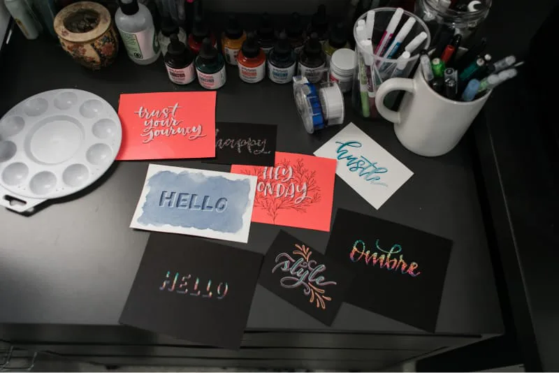 Painting and Letter Press