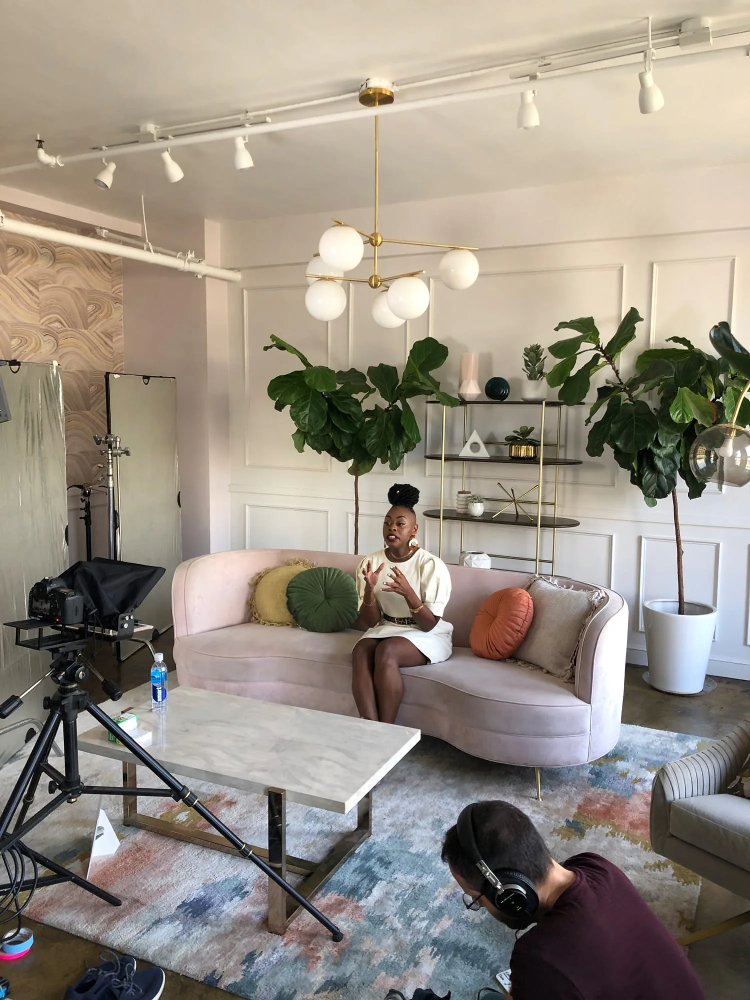 Creator working in studio Xayli