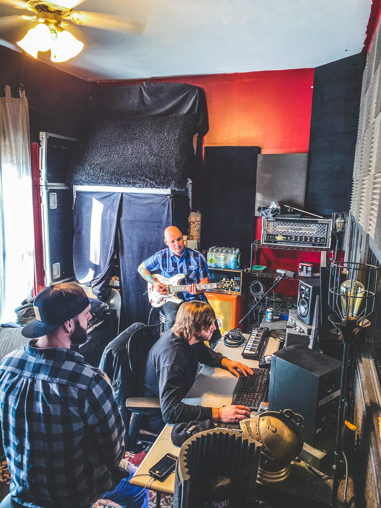 iaac-ryan-baustert-practicing-and-recording-in-music-studio