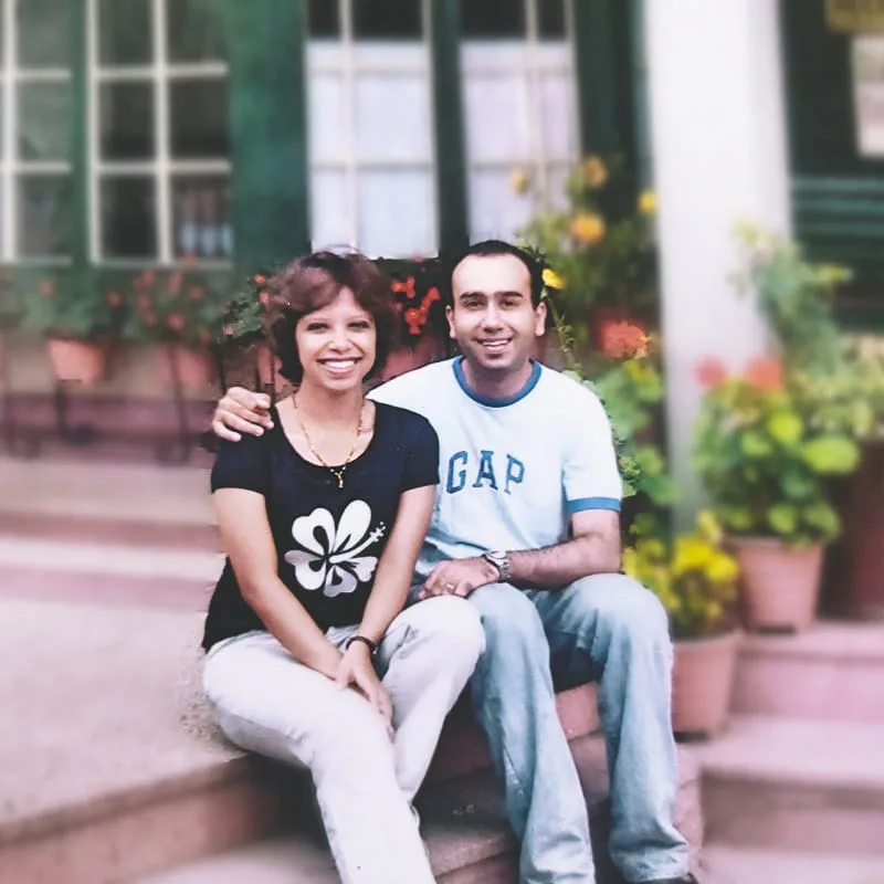 iaac-prerna-mayank-sitting-outside