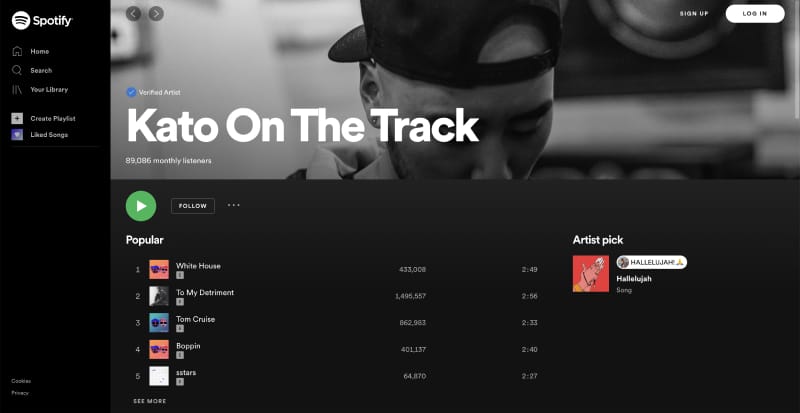 iaac-kato-on-the-track-screenshot-spotify-profile