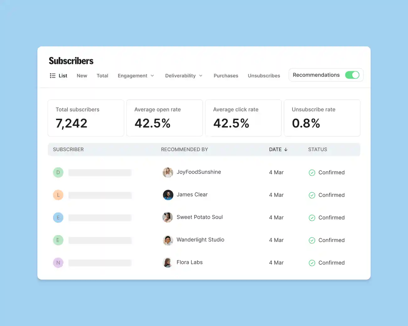 Grow feature screenshot