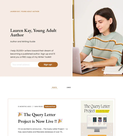 Lauren’s Creator Profile on Kit