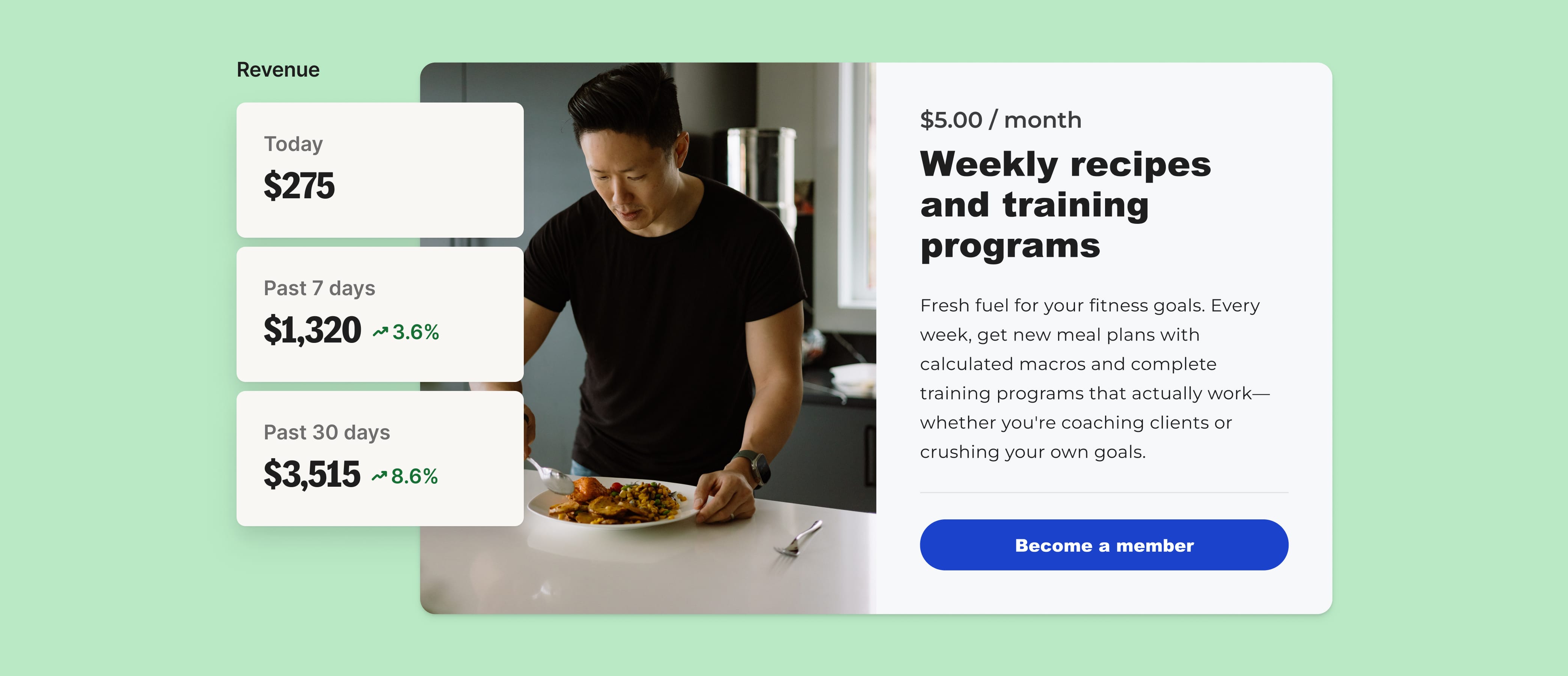 Earn feature screenshot