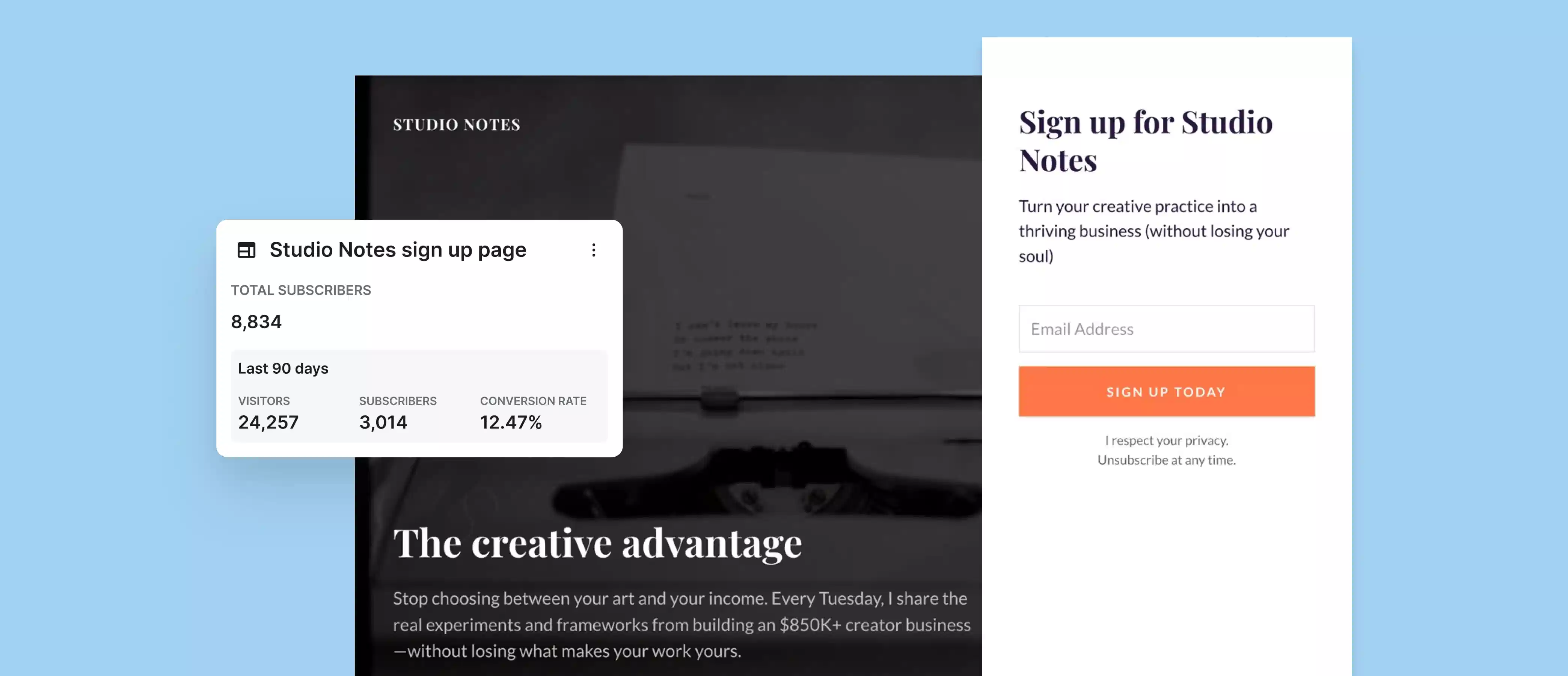 Grow feature screenshot