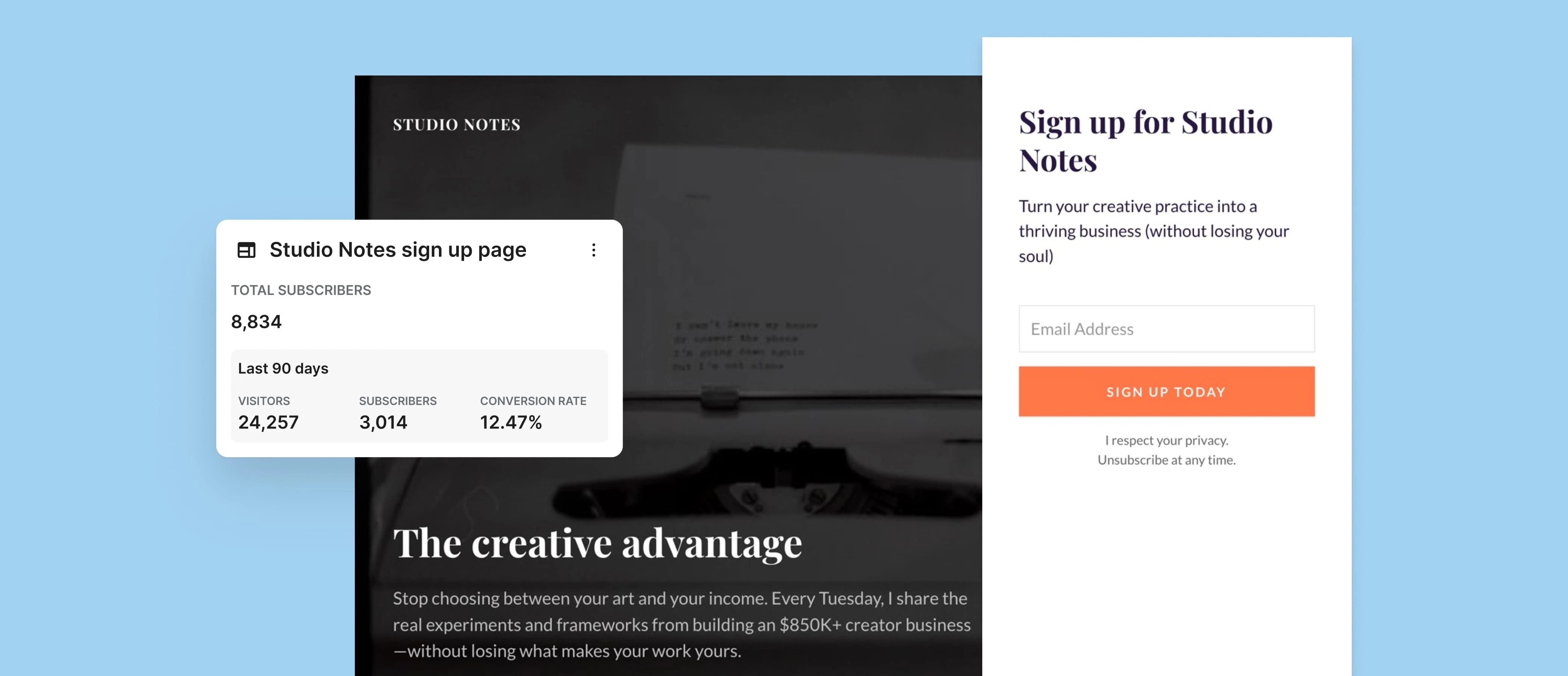 Grow feature screenshot