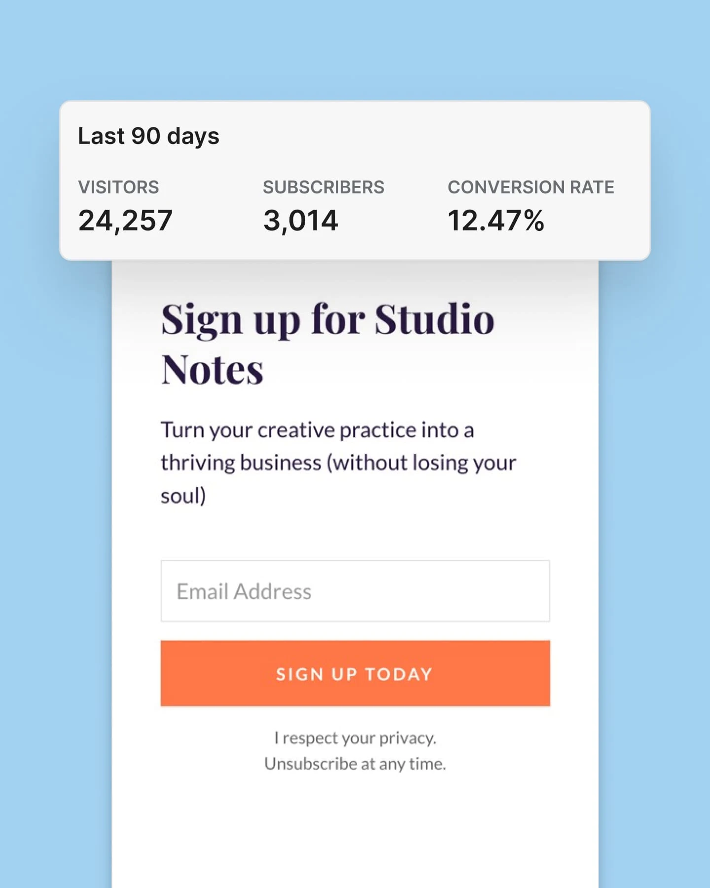 Grow feature screenshot