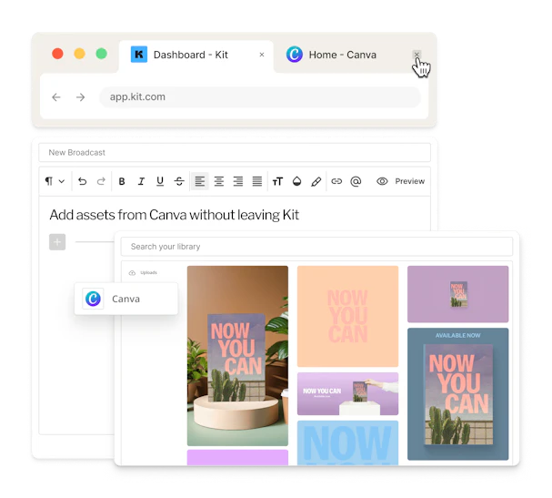 Canva App on Kit