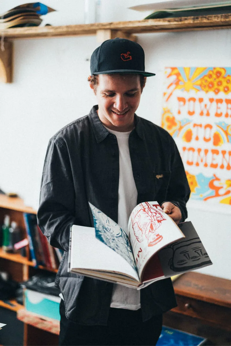 Eric Friedensohn working