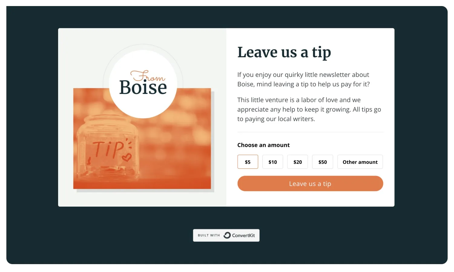 Tip Kit Example Kit Tips: An easy way for creators to start monetizing