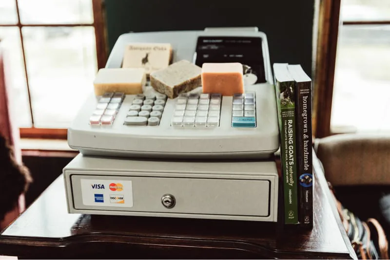 Old cash register