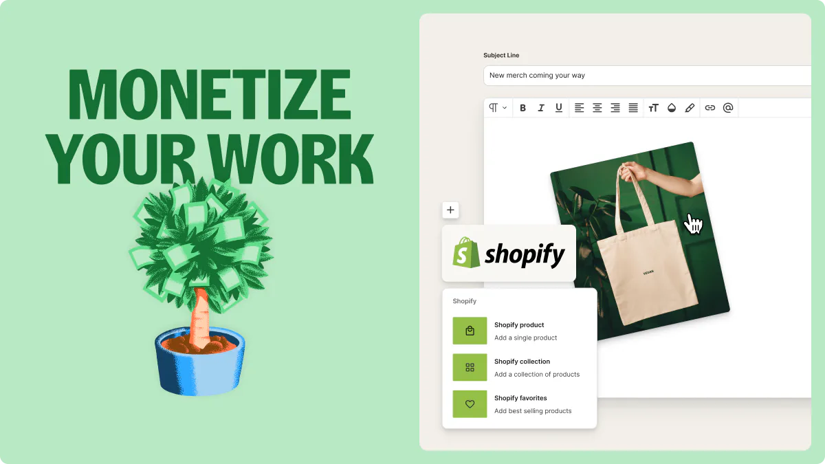 Money tree and Shopify app in Kit