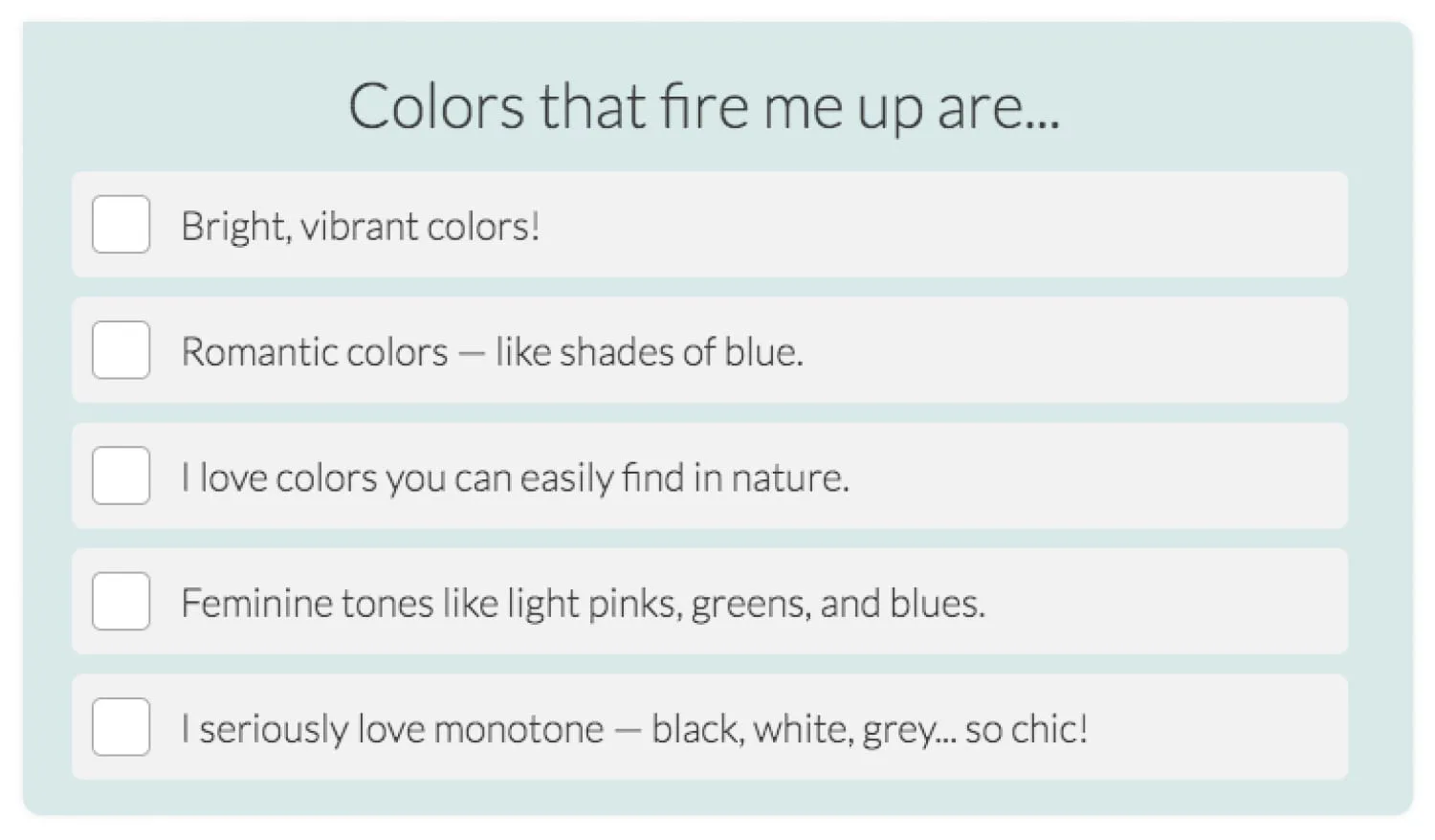 how to make a personality quiz