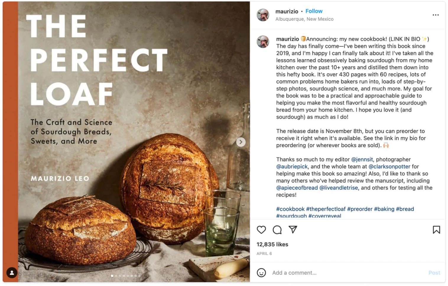 the perfect loaf cookbook