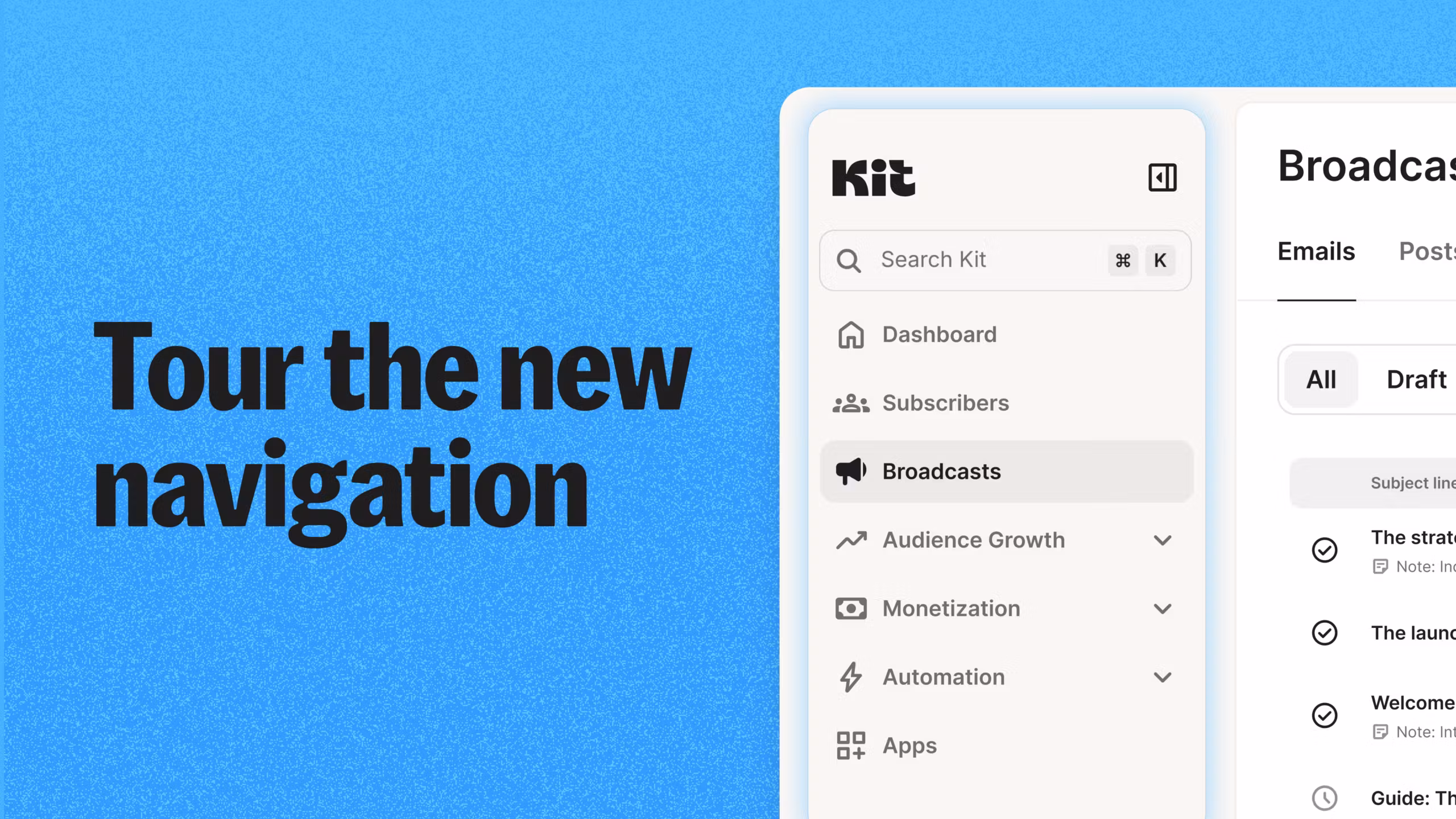Why we redesigned Kit’s navigation