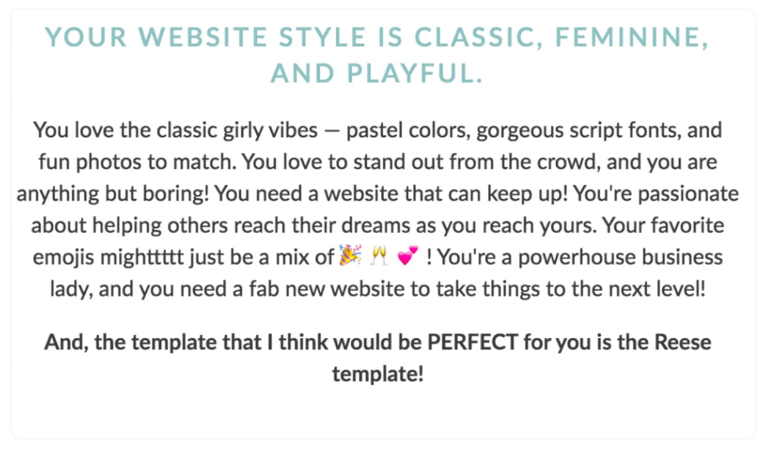 how to make a personality quiz