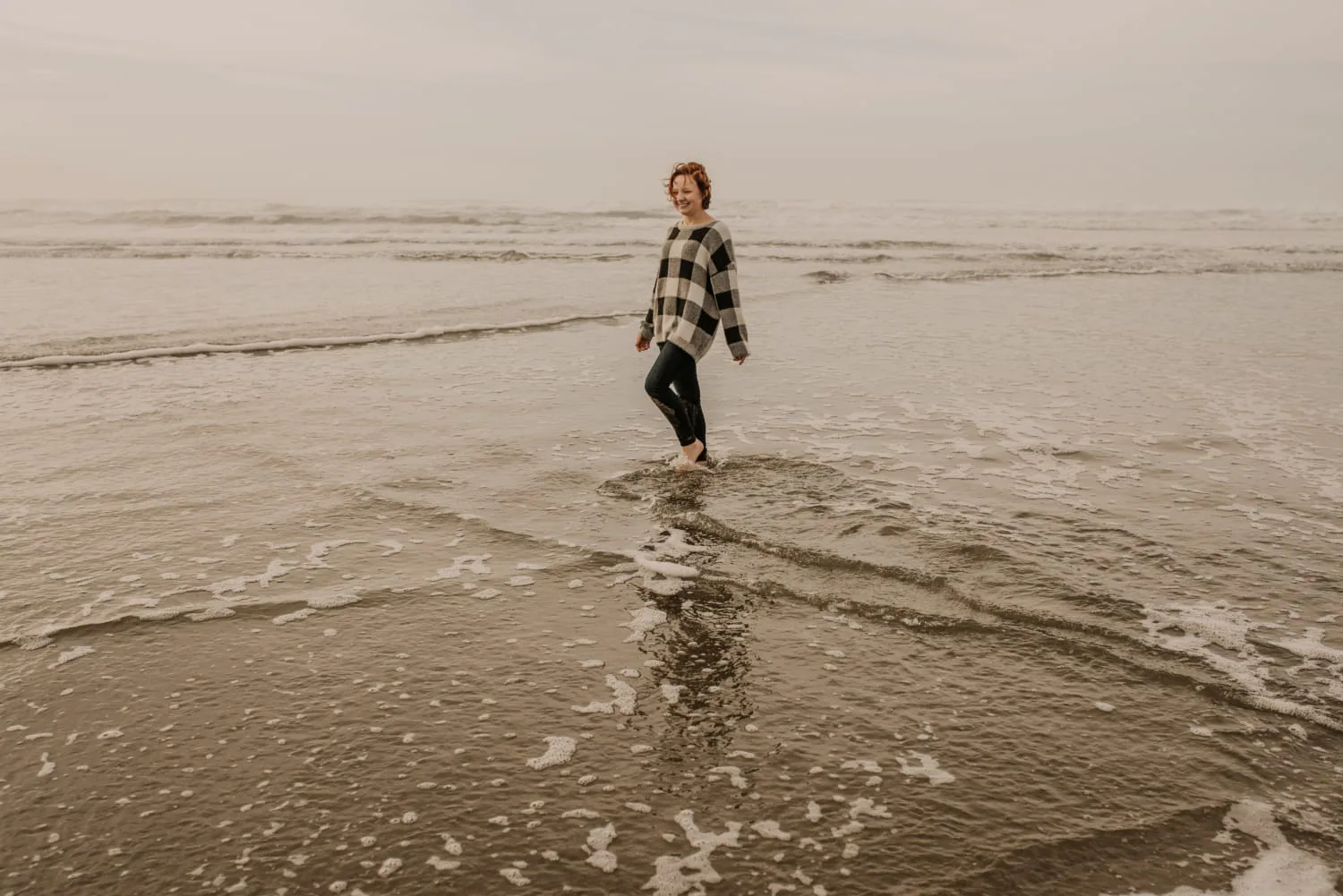 Jessica in the ocean