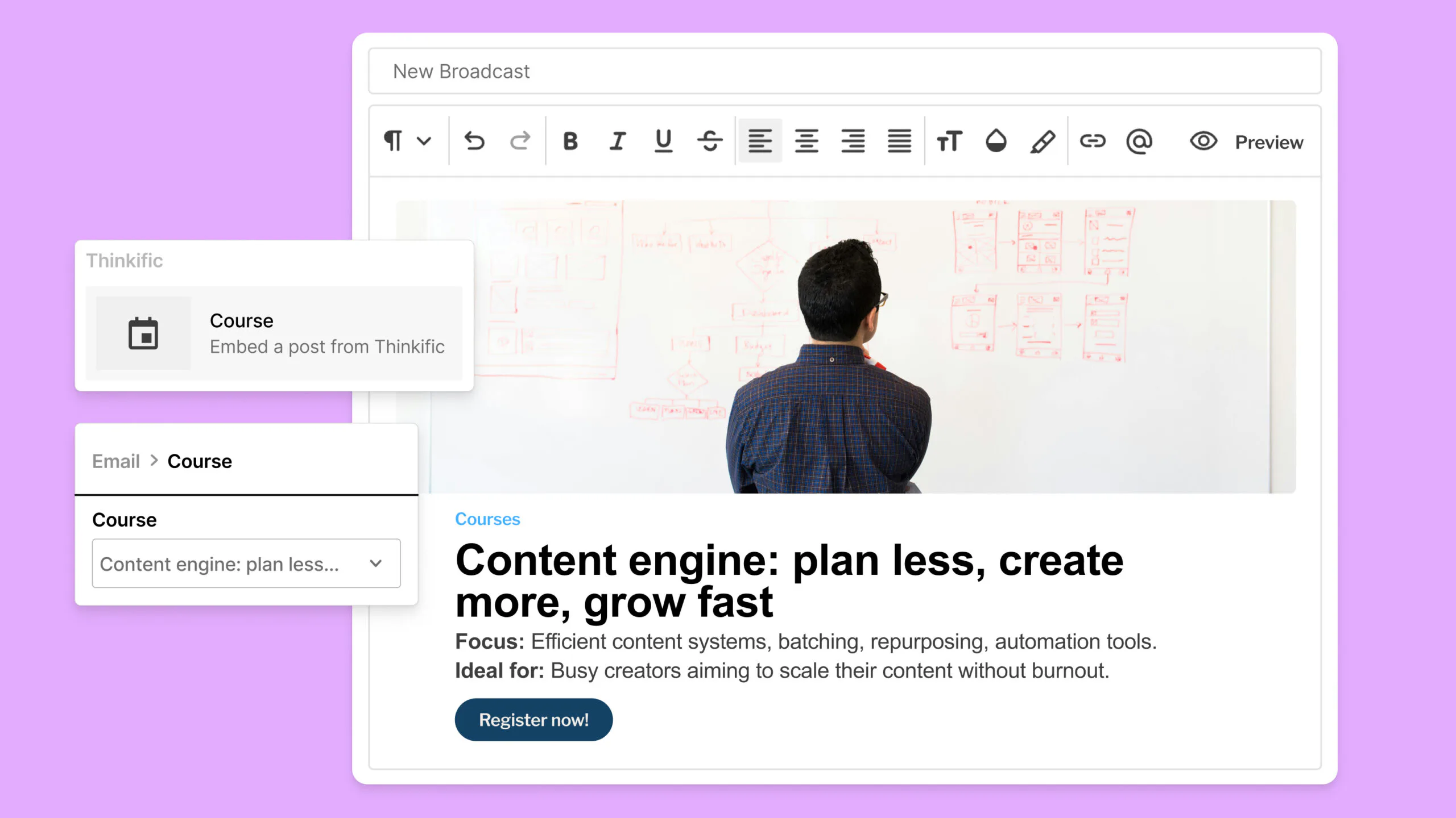 Sell online courses with Kit