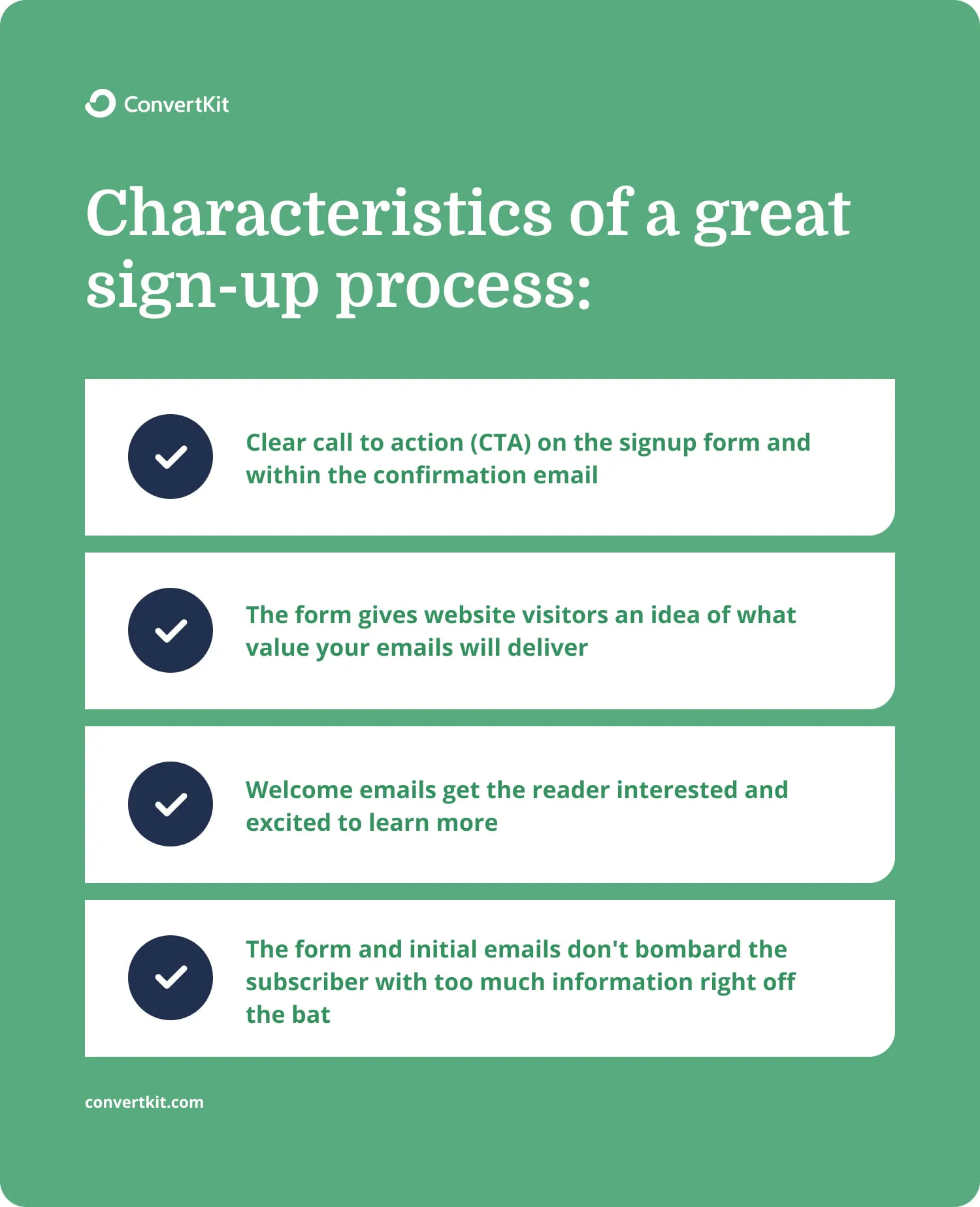 Email signup process