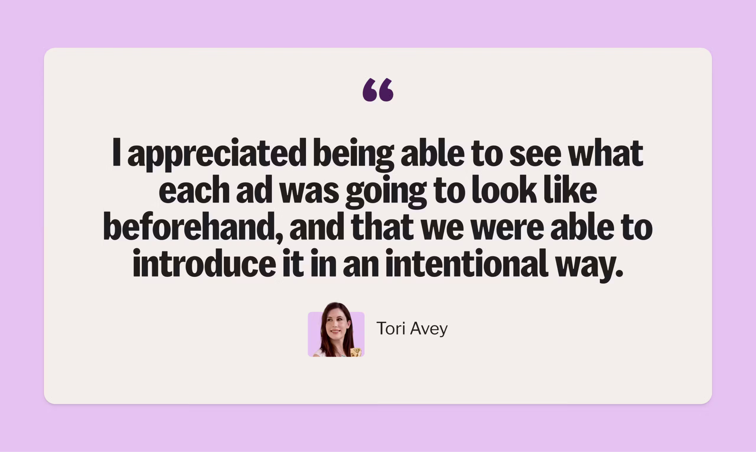 Tori Avey quote