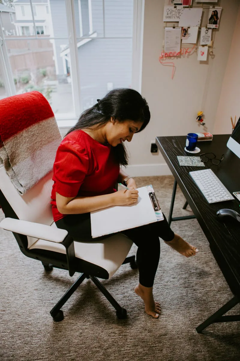 creator working