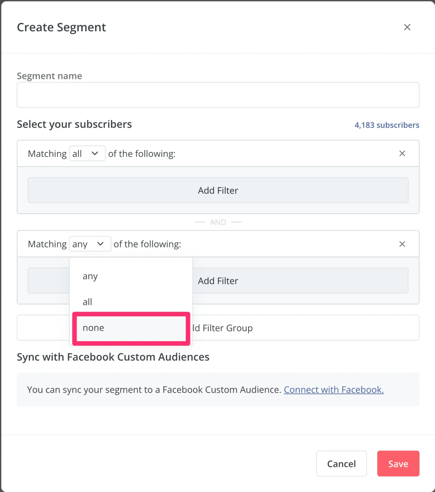 Use email segmentation in Kit to know who is interested in your product or services but hasn't bought yet.