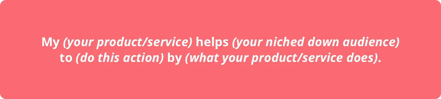 Simple formula on how to create your sales page value proposition