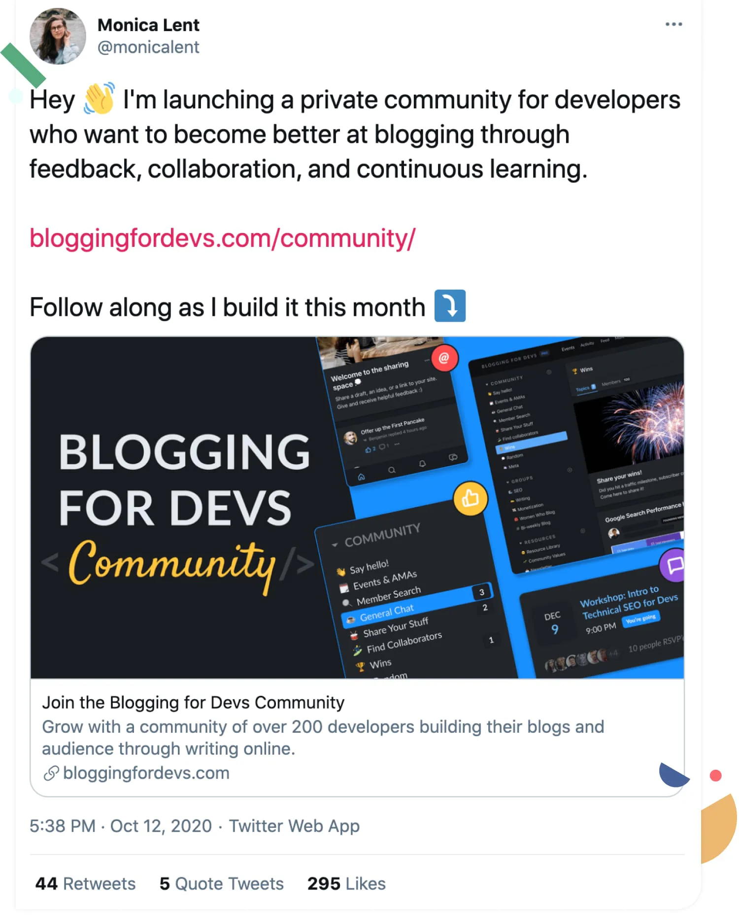 The journey to building a revenue stream