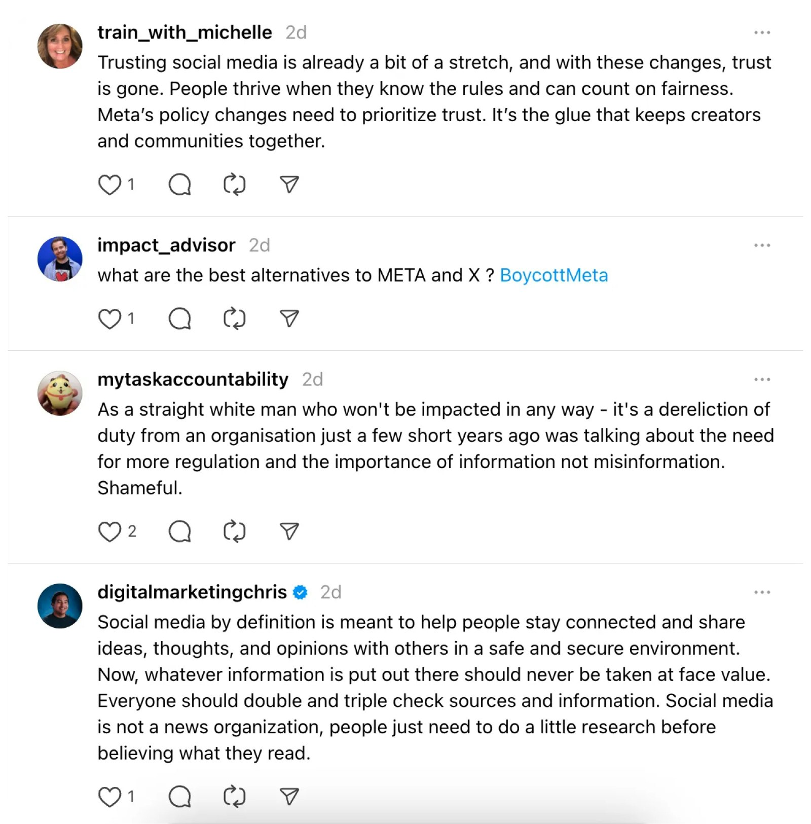 meta fact checking removal creator impact