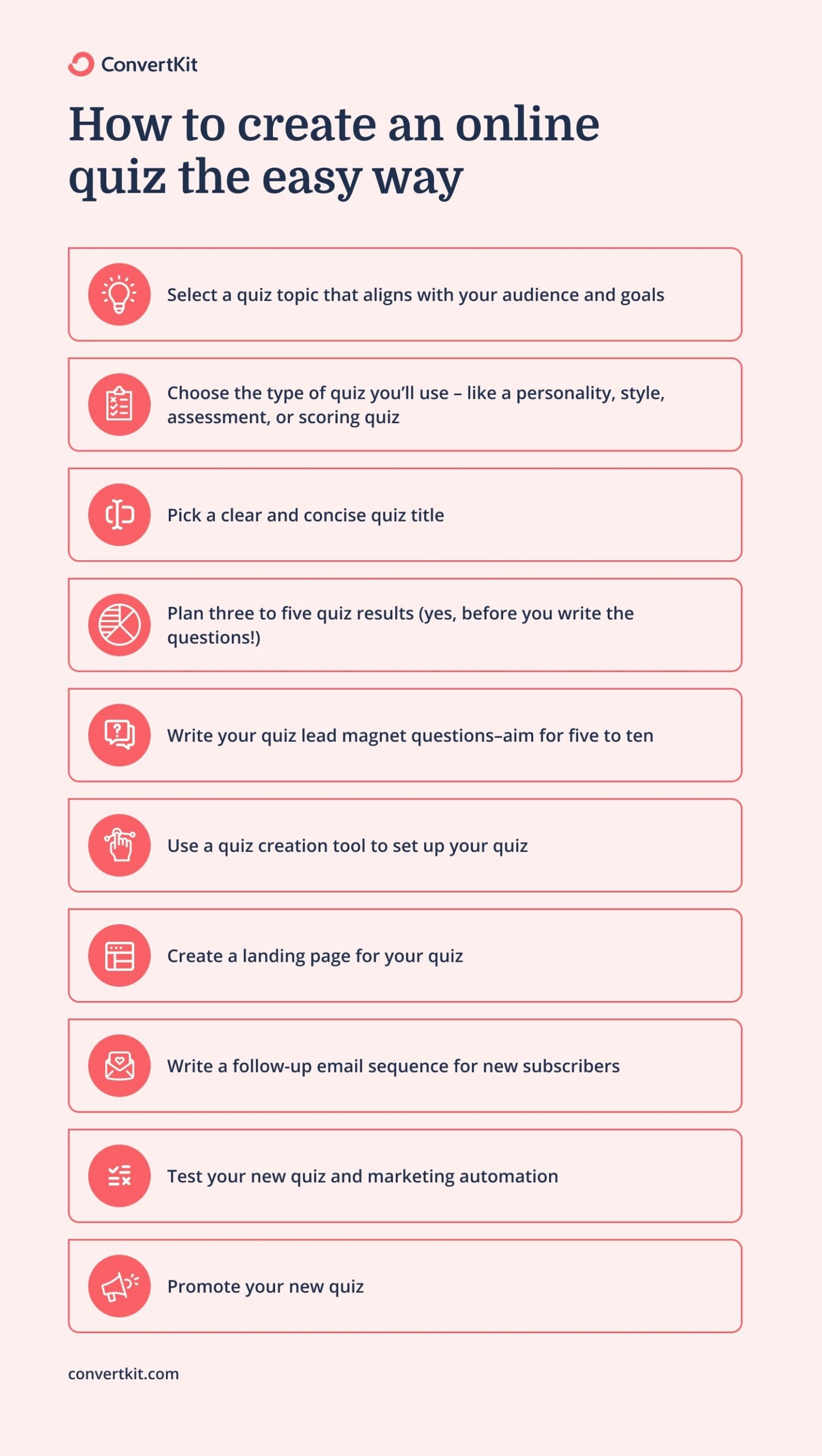 Learn how to create an online quiz lead magnet in 10 quick steps!