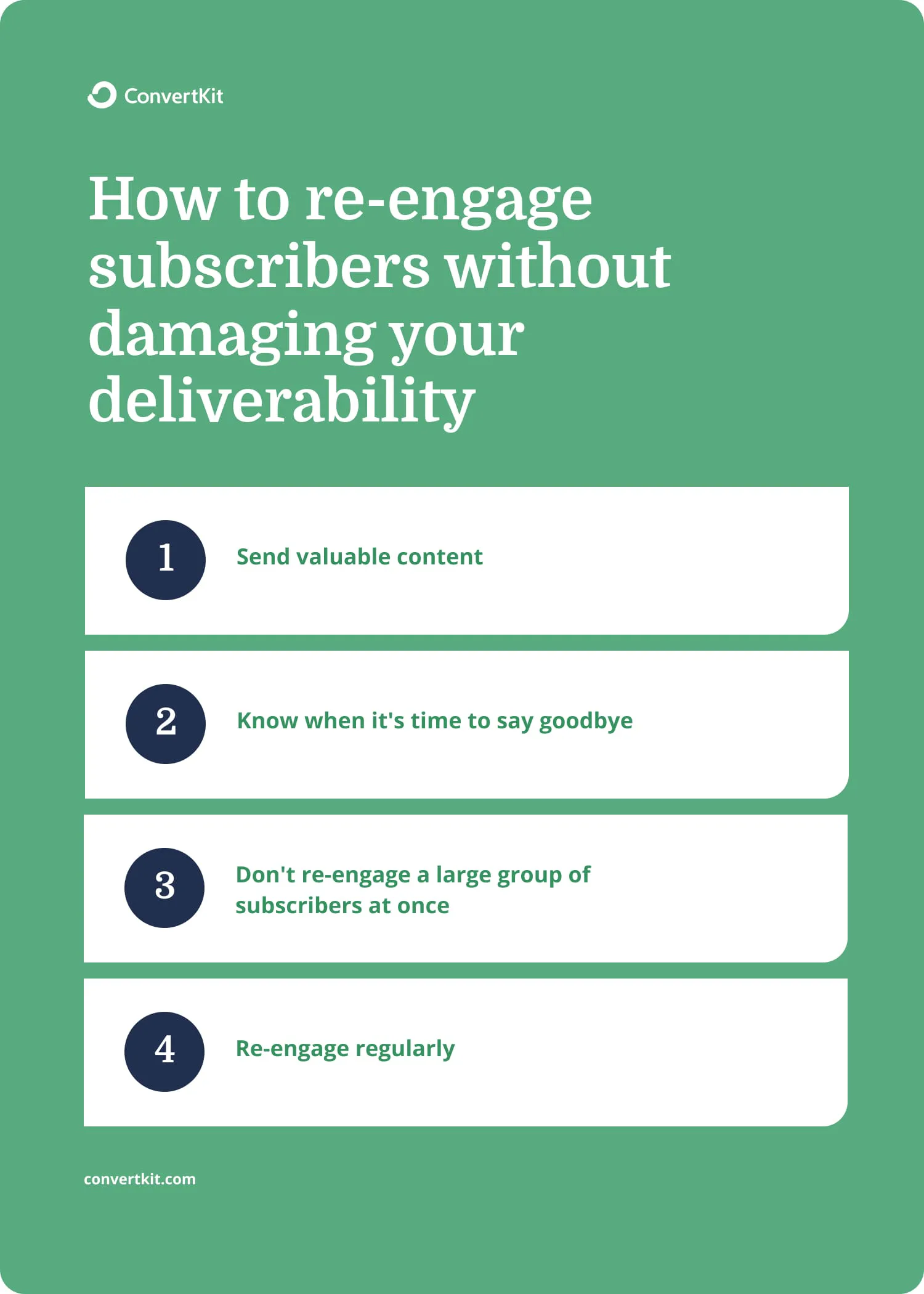 How to re-engage subscribers without damaging your deliverability