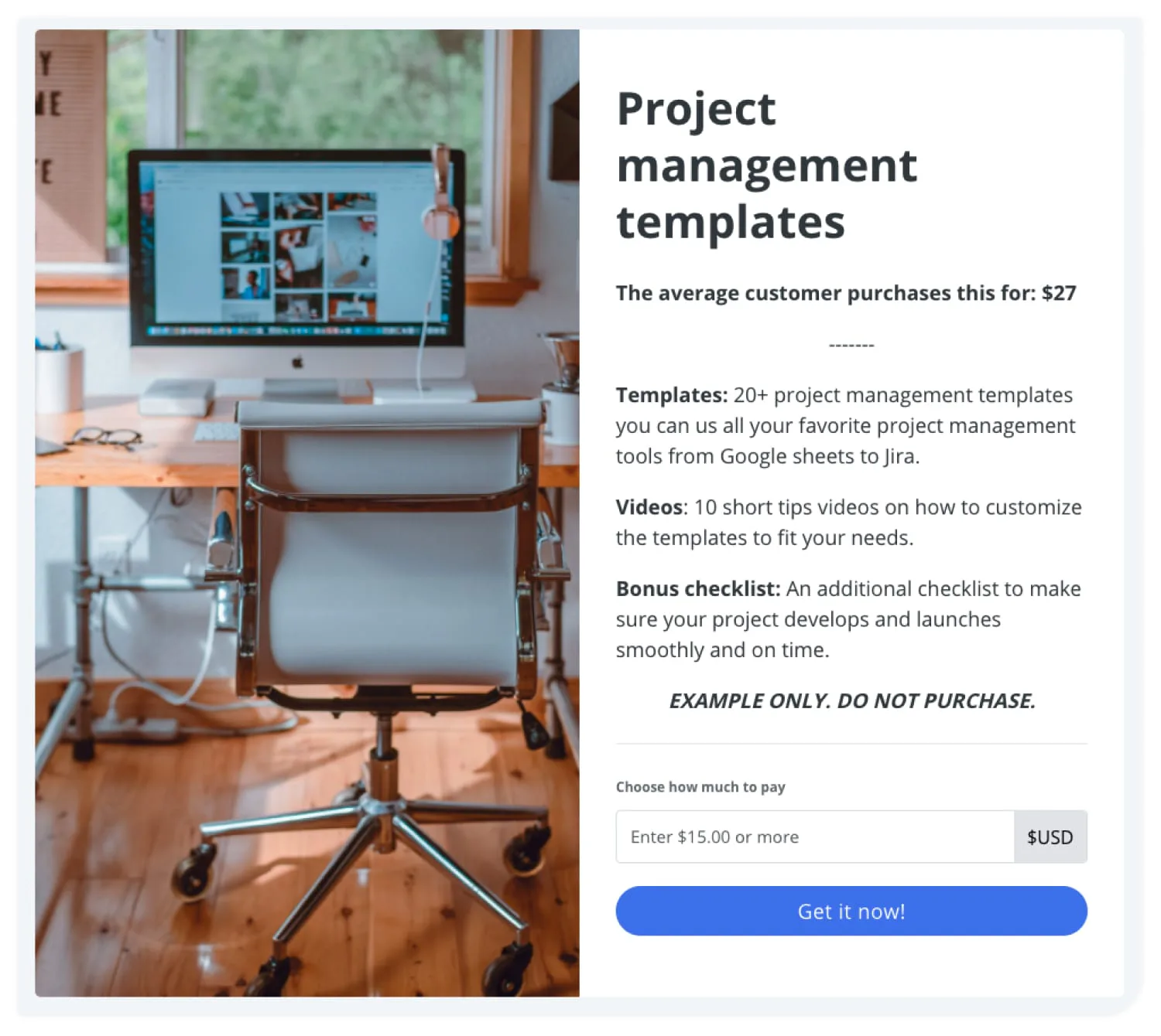 Pay what you want Kit